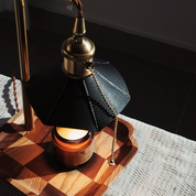 Vintage Wood Table Lamp | Aromatherapy Bedside Lamp | Elegant Desk Light | Wooden Table Lamps for Living Room | Serene Atmosphere Lamp 4