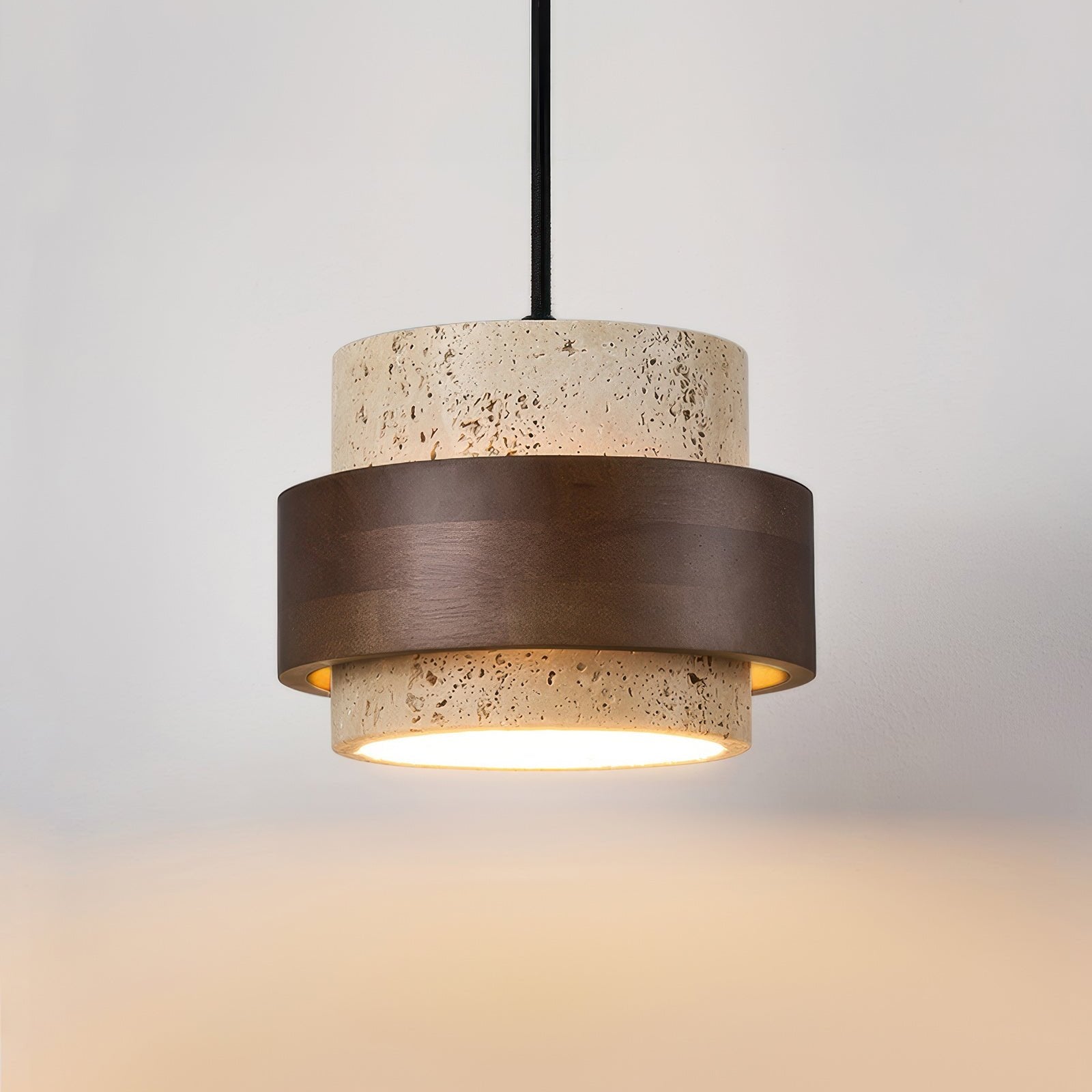 Wabi-Sabi Pendant Light | Adjustable Kitchen Pendant Lighting | Retro Stone Hanging Lamp | Modern LED Fixture | Ascend Retro Stone Pendant 0
