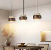 Wabi-Sabi Pendant Light | Adjustable Kitchen Pendant Lighting | Retro Stone Hanging Lamp | Modern LED Fixture | Ascend Retro Stone Pendant 2