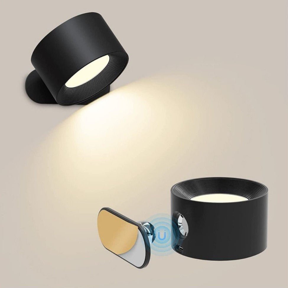 Wireless Battery Operated Wall Sconces | Rechargeable Sconce Light | Modern Wall Lamp | Adjustable Wall Lights | Sleek Minimalist Design 3