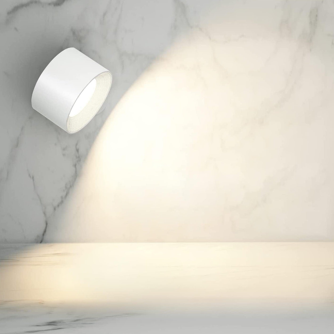 Wireless Battery Operated Wall Sconces | Rechargeable Sconce Light | Modern Wall Lamp | Adjustable Wall Lights | Sleek Minimalist Design 7